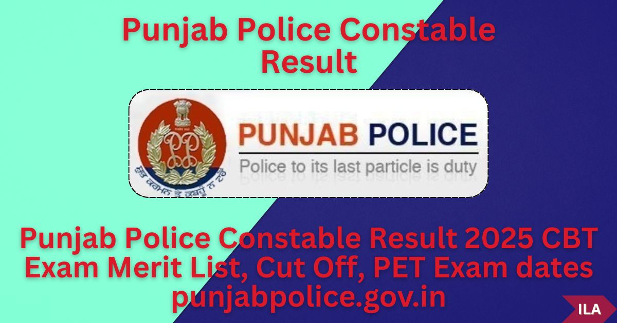 Punjab Police Constable result 2025 Online